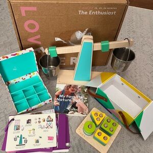 Incomplete Lovevery The Euthusiast Play Kit, months 28 29 30